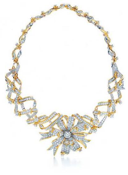 Collar <i>Ribbon Rosette</i> de Jean Schlumberger con más de 1.000 diamantes.