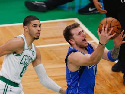 Doncic y Tatum, en un Dallas-Boston.