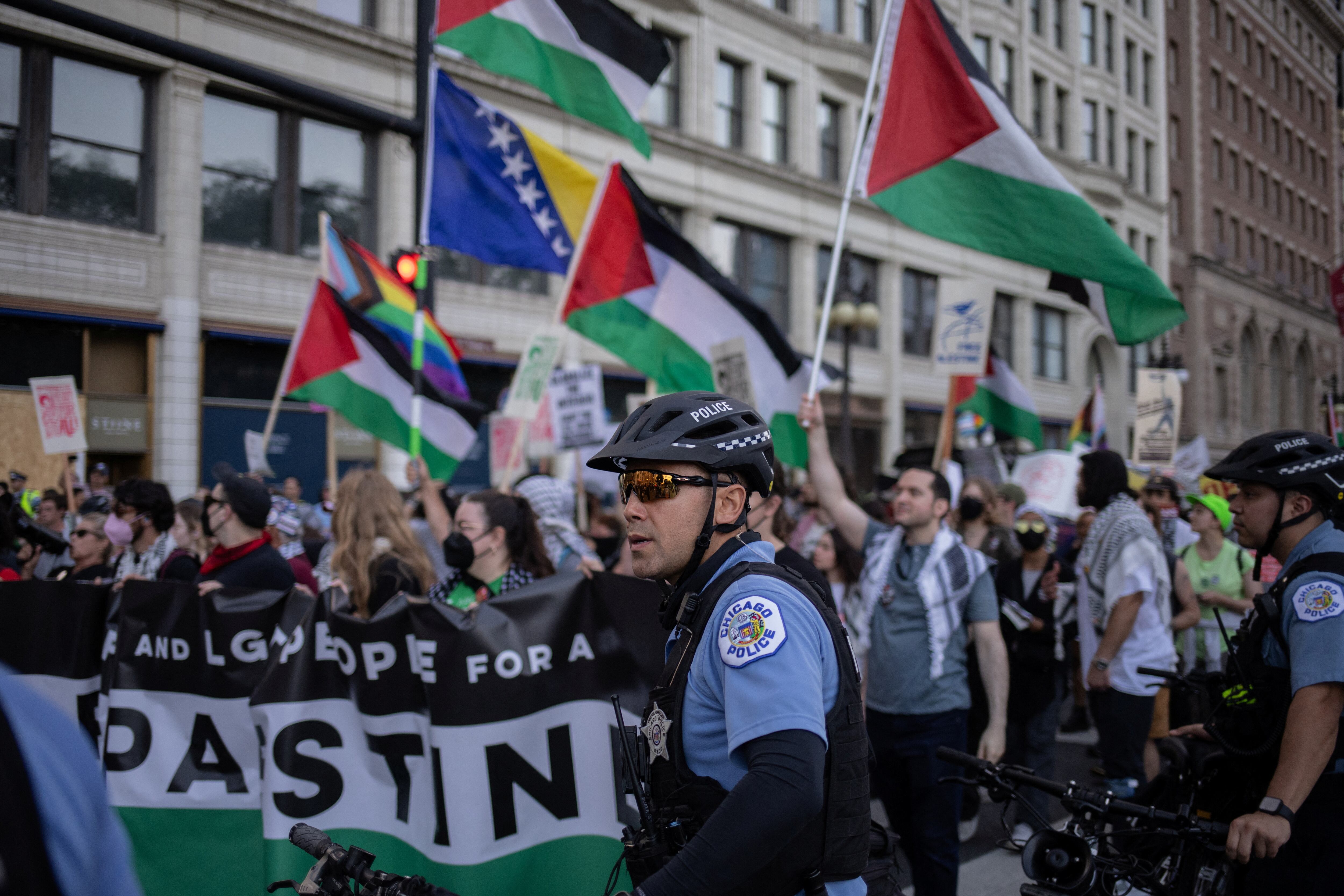 La guerra de Gaza se cuela en la convención demócrata de Chicago 