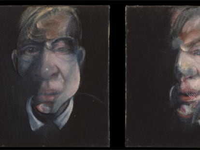 <b><i>Tres estudios para un autorretrato</b></i> (1979-1980), de Francis Bacon, se exhibe en el Museo del Prado hasta el 19 de abril, procedente del Metropolitan de Nueva York (colección Jacques y Natasha Gelman 1998).