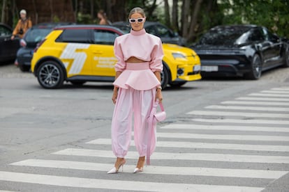 Nina Sandbech en laSemana de la Moda de Copenhague.