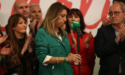 Andalusian PM Susana Díaz on Sunday.