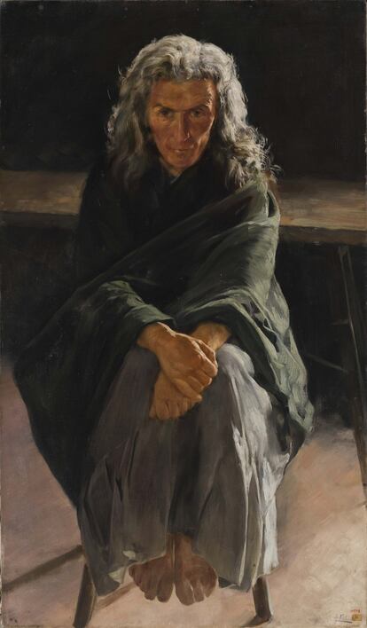 'La boja', pintada per Fabrés cap al 1910.