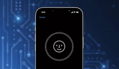 Face ID en un iPhone