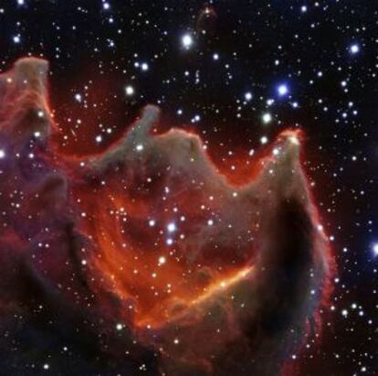 Imagen del glóbulo cometario CG4 obtenida con el VLT (Very Large Telescope).