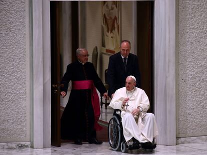 El papa Francisco a el Vaticano, este viernes 13 de mayo.