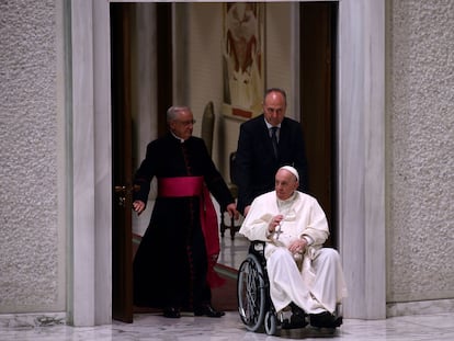 El papa Francisco a el Vaticano, este viernes 13 de mayo.