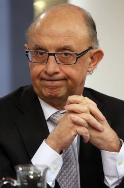 El ministro de Hacienda, Cristóbal Montoro.