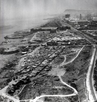 El Camp de la Bota el 1971.