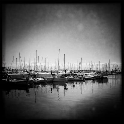 Veleros en el puerto de Cannes.