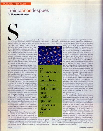 Columna de Almudena Grandes en 'El País Semanal' del domingo 10 de octubre de 1999.