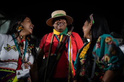 El presidente colombiano presentó a su país como el “corazón de la tierra”, como ya lo había hecho en la Asamblea General de la ONU, en alusión a un término de los indígenas de la Sierra Nevada de Santa Marta, en el Caribe colombiano.