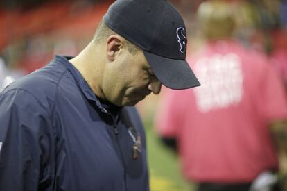 El entrenador de los Texans, Bill O'Brien.