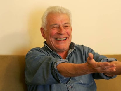 John Berger, en el C&iacute;rculo de Bellas Artes de Madrid, en 2006. 