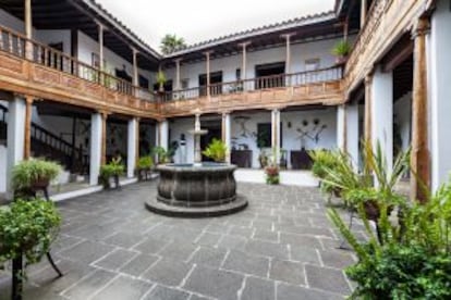 Patio de la Casa Museo de los Patronos de la Virgen, en Teror (Gran Canaria).