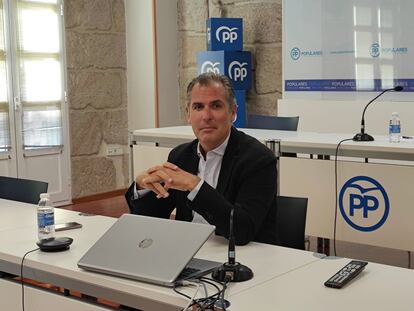 El presidente local y portavoz municipal del PP de Pontevedra, Rafael Domínguez.