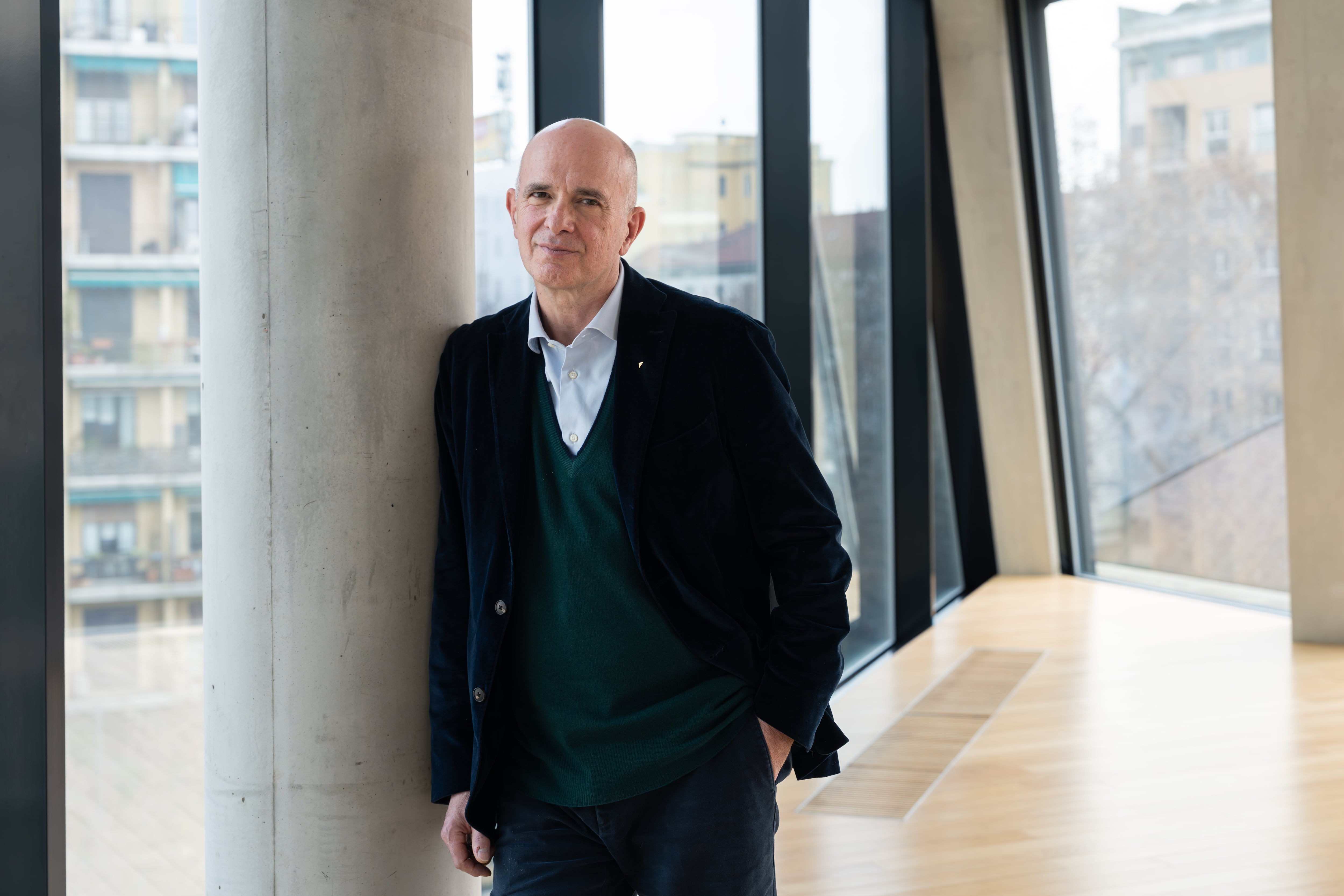 Carlo Feltrinelli, en la Fundación Feltrinelli de Milán.