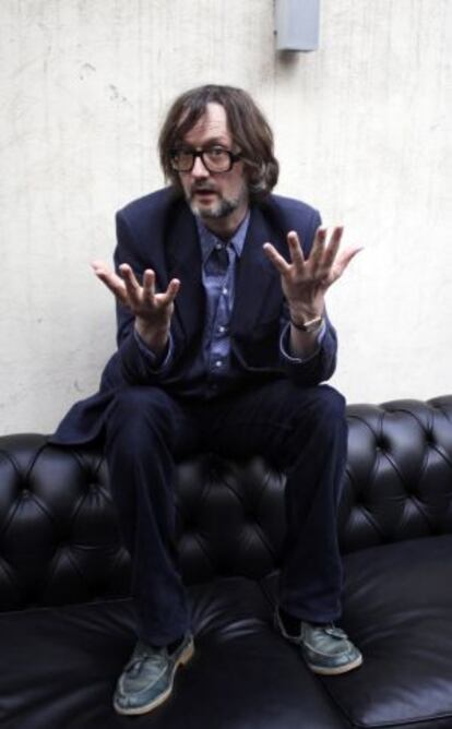 Jarvis Cocker, líder de la banda británica Pulp, fotografiado en un hotel de Madrid.