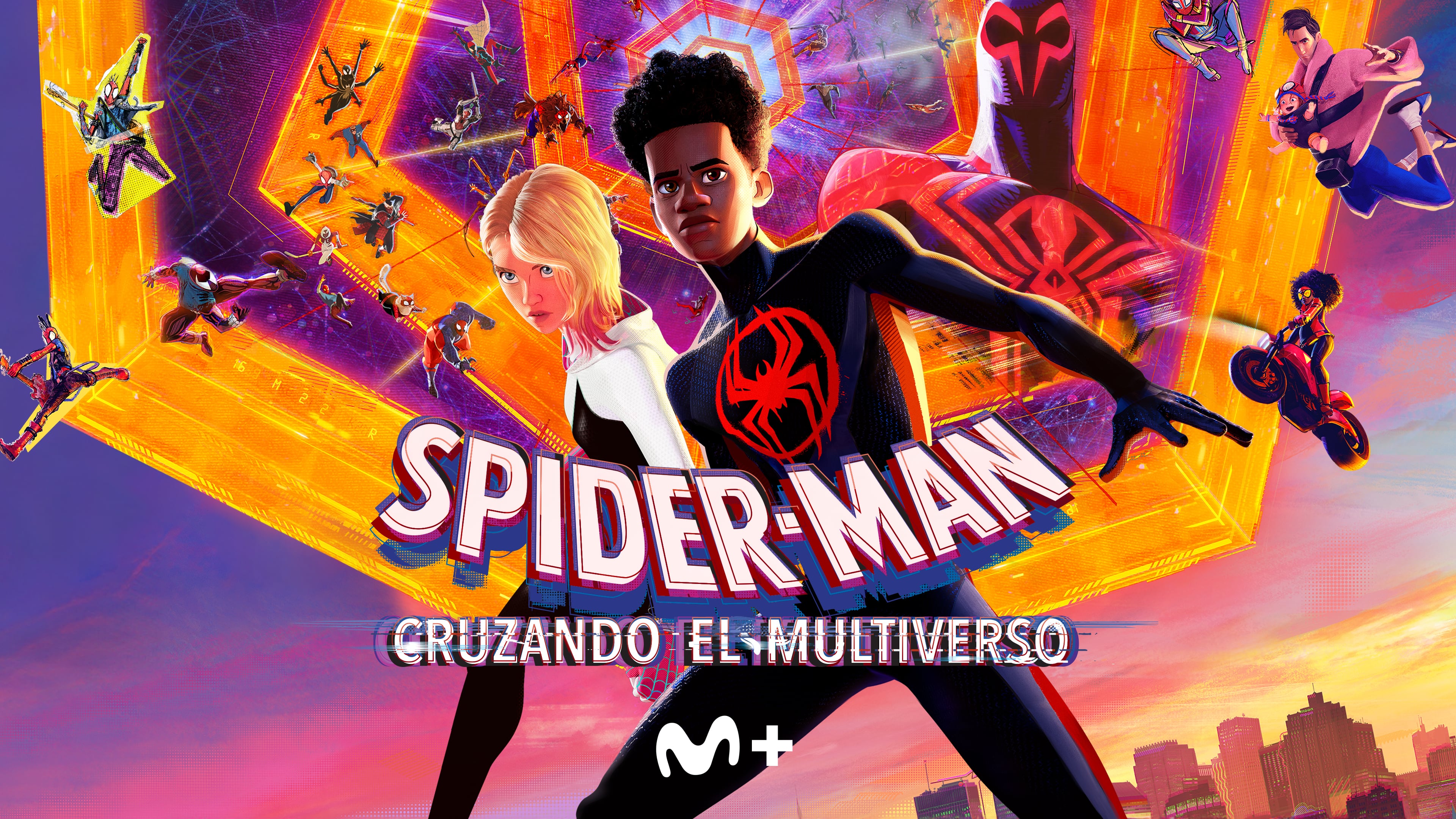 Imagen promocional de la película infantil 'Spider-Man: Cruzando el multiverso'.