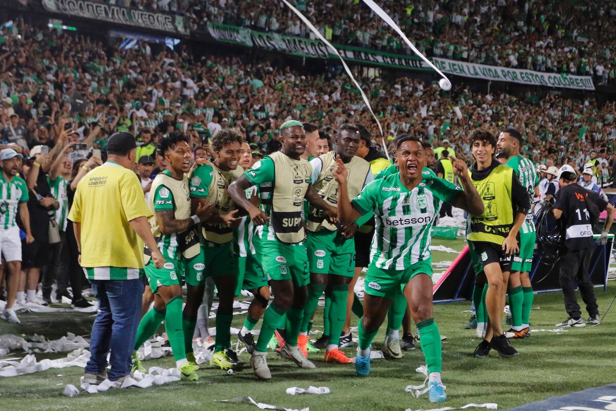 Atlético Nacional se convierte en bicampeón del fútbol colombiano 2024 tras vencer a Deportes Tolima