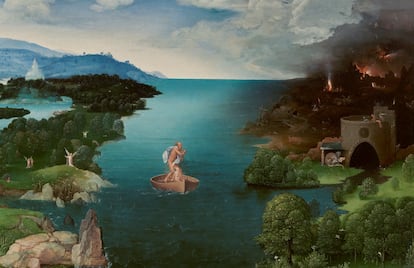 'El paso de la laguna Estigia', de Joachim de Patinir, en el Museo del Prado.