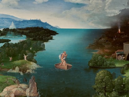 'El paso de la laguna Estigia', de Joachim de Patinir, en el Museo del Prado.