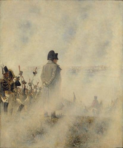 'Antes de Moscú', pintura de Vasily Vereshchagin en la colección del Museo de Historia de Moscú.