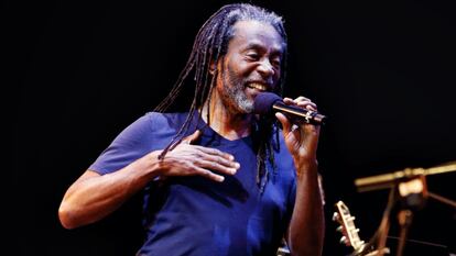 Concierto de Bobby McFerrin en el Jardin Bot&aacute;nico de la Complutense.