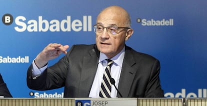 Josep Oliu, presidente de Banco Sabadell.