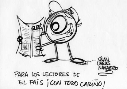 Viñeta exclusiva de Juan Carlos Navarro para los lectores de EL PAÍS.