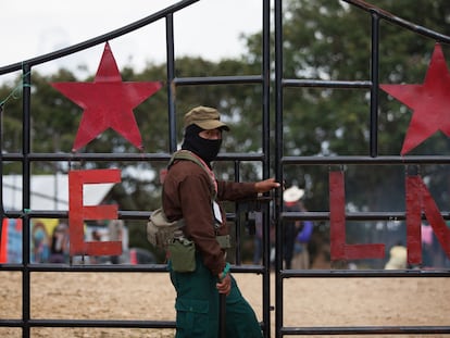 El caracol zapatista de Morelia,  en Altamirano, Chiapas.