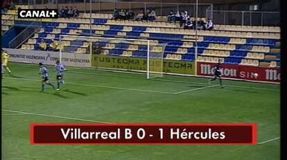 Villarreal B 0 - Hércules 1