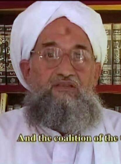 Ayman al Zawahiri, <i>número dos</i> de Al Qaeda.