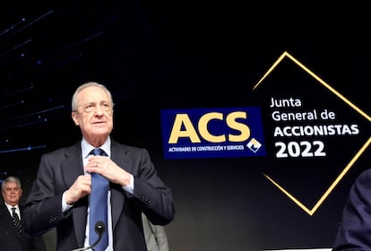 El presidente de ACS, Florentino Pérez.