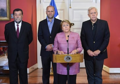 La presidenta de Chile Michelle Bachelet