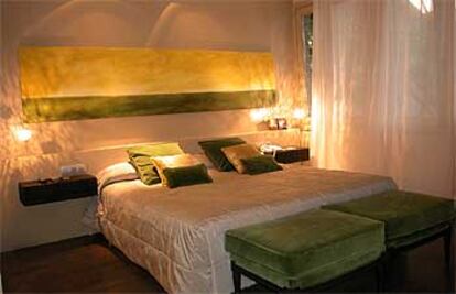 Habitación del hotel Neri H&R. Cristina Gabas se encargó del diseño interior.