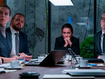 Birgitte Nyborg interpretada por Sidse Babett Knudsen, regresa a la silla caliente del poder danés ahora como ministra de Asuntos Exteriores. (Mike Kollöffel/ Netflix)