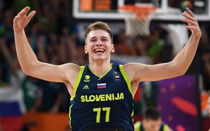 Doncic celebra el pase a la final