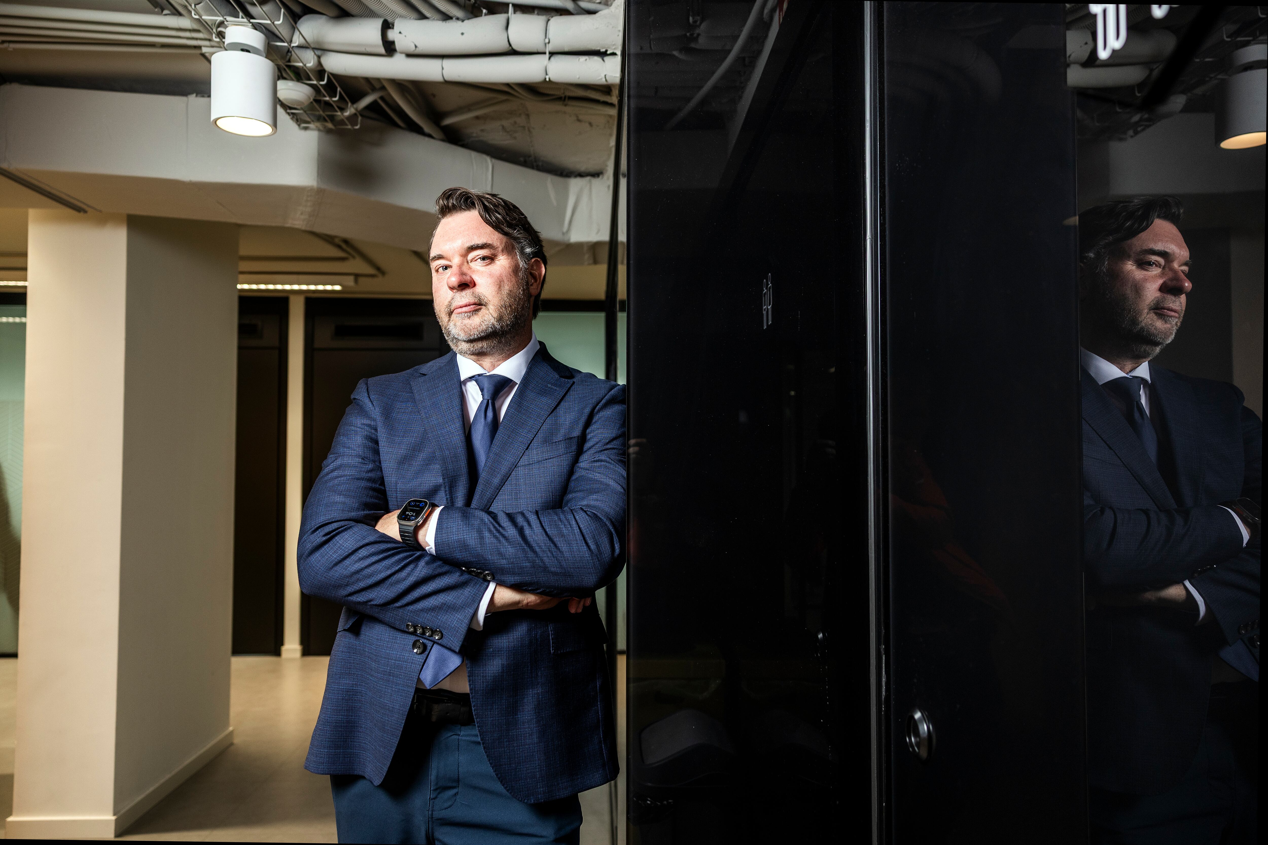 Thomas Mucha, experto en geopolítica de Wellington Management, en las oficinas de la gestora en Madrid.