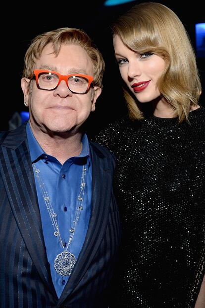 Elton John y Taylor Swift.