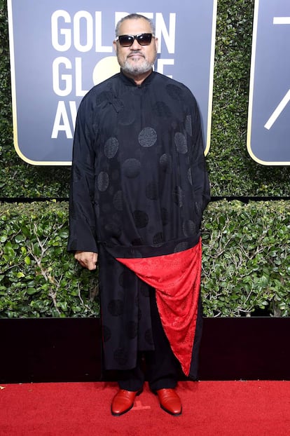 Laurence Fishburne, uno de los versos sueltos en cuanto a estilo masculino en los Globos de Oro. 