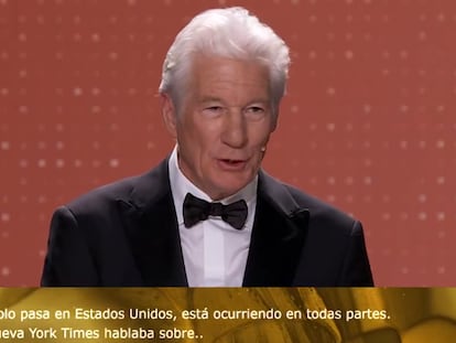 ¿Hubiera sido mejor traducir a Richard Gere con IA en los Goya? La tecnología ya existe, el gran reto es captar la ironía