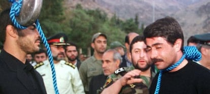 Una ejecución en Irán en 2002.