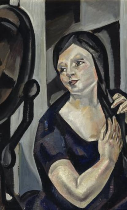 'Mujer peinandose', obra de María Blanchard.