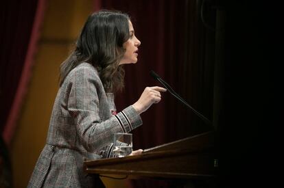 Intervenció d'Inés Arrimadas al Parlament.