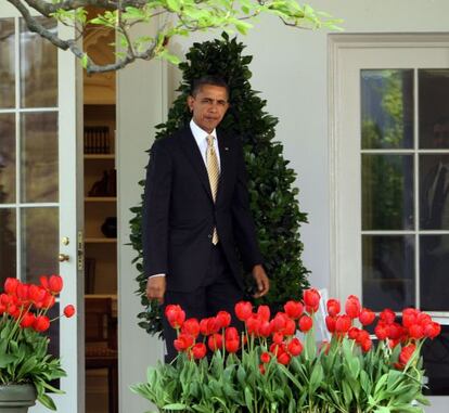 Barack Obama, presidente de los Estados Unidos, en la Casa Blanca.