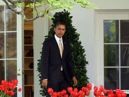 Barack Obama, presidente de los Estados Unidos, en la Casa Blanca.