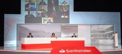 Junta general ordinaria de accionistas de Banco Santander de 2021.