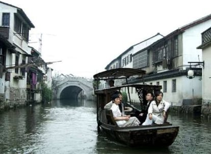 Fotograma de "Cry me a river", el cortometraje de Jia Zhangke que se ha presentado en Venecia.