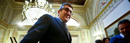 El presidente del Congreso, Patxi López, este miércoles.